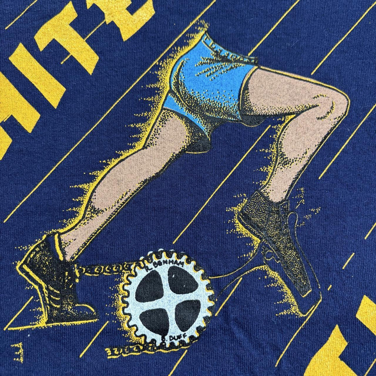 Vintage 90s USA Whitehall duathlon Michigan cycling running t-shirt