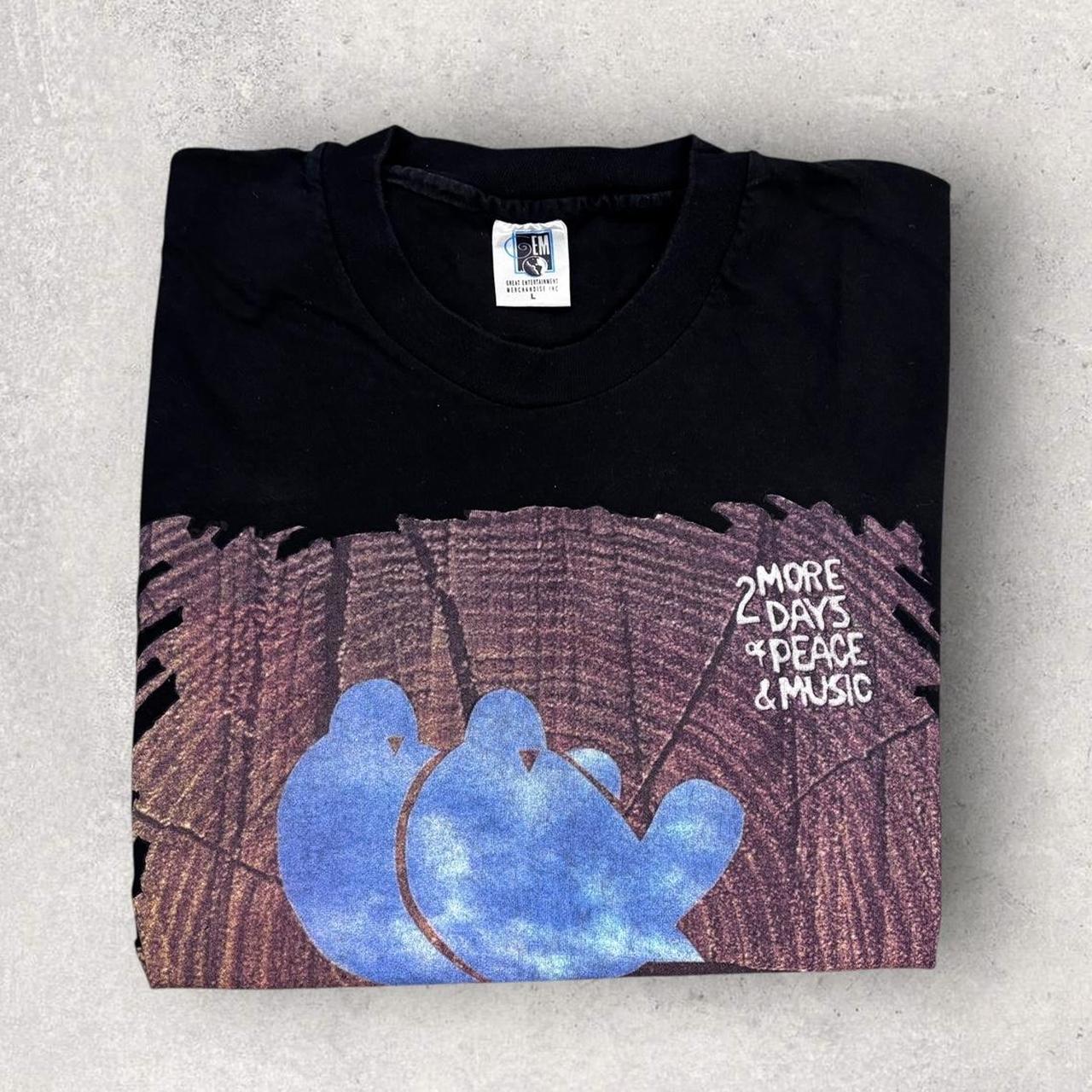 Vintage 90s USA Woodstock music festival New York band t-shirt