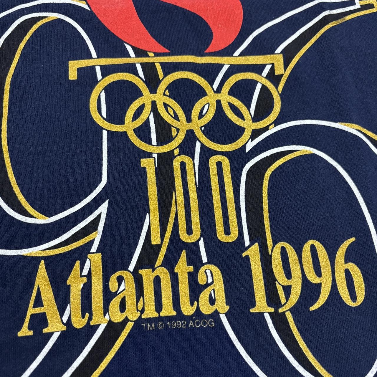 Vintage 90s USA Atlanta Olympics summer games athletics graphic t-shirt