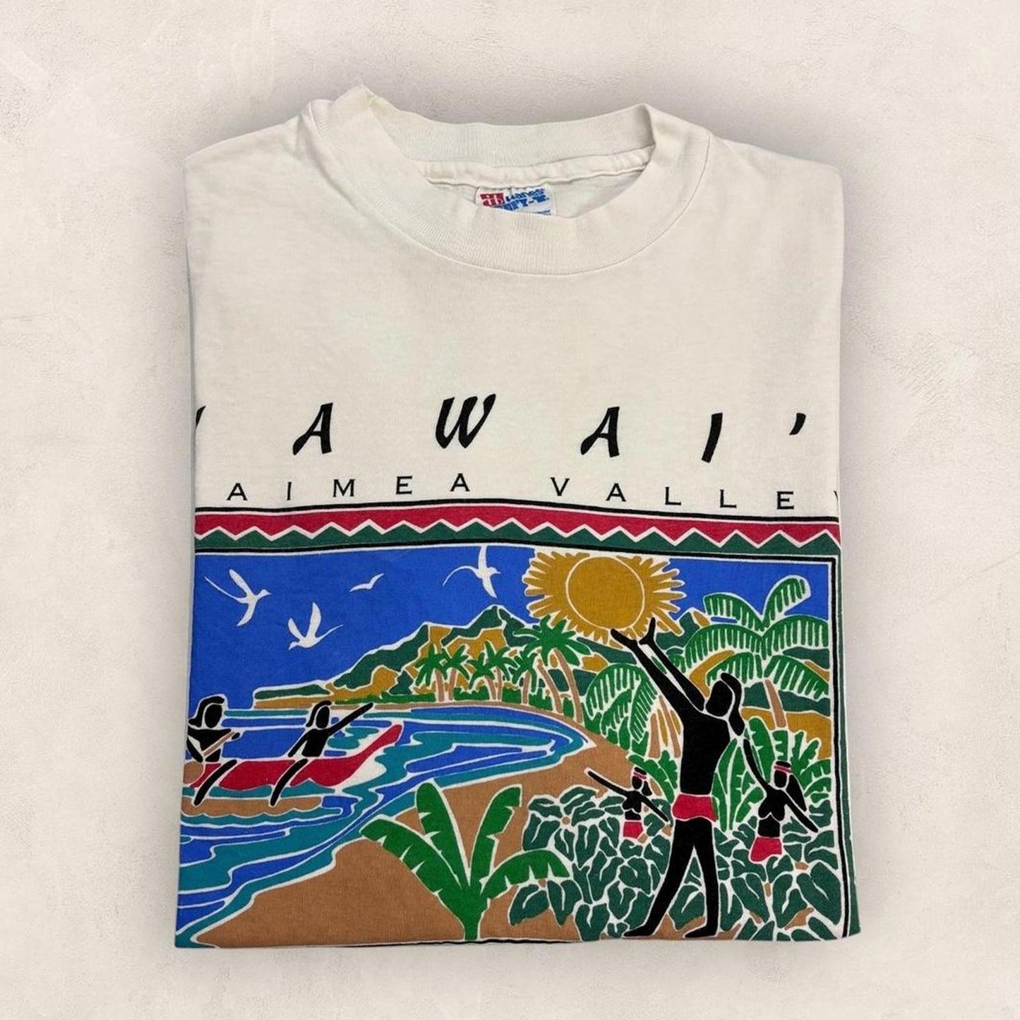 Vintage 90s USA Maui Hawaii nature wildlife souvenir graphic t-shirt