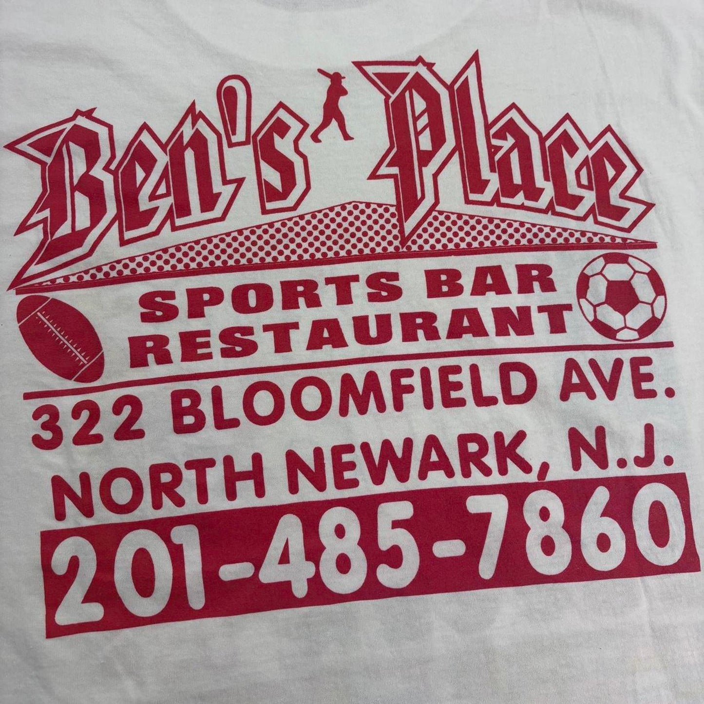 Vintage USA World Cup 94 football tournament sports bar New Jersey t-shirt