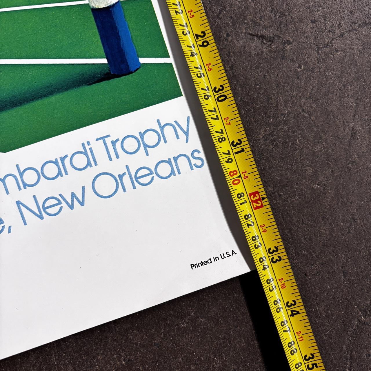 Vintage 70s Super Bowl 12 poster NFL American Football New Orleans print