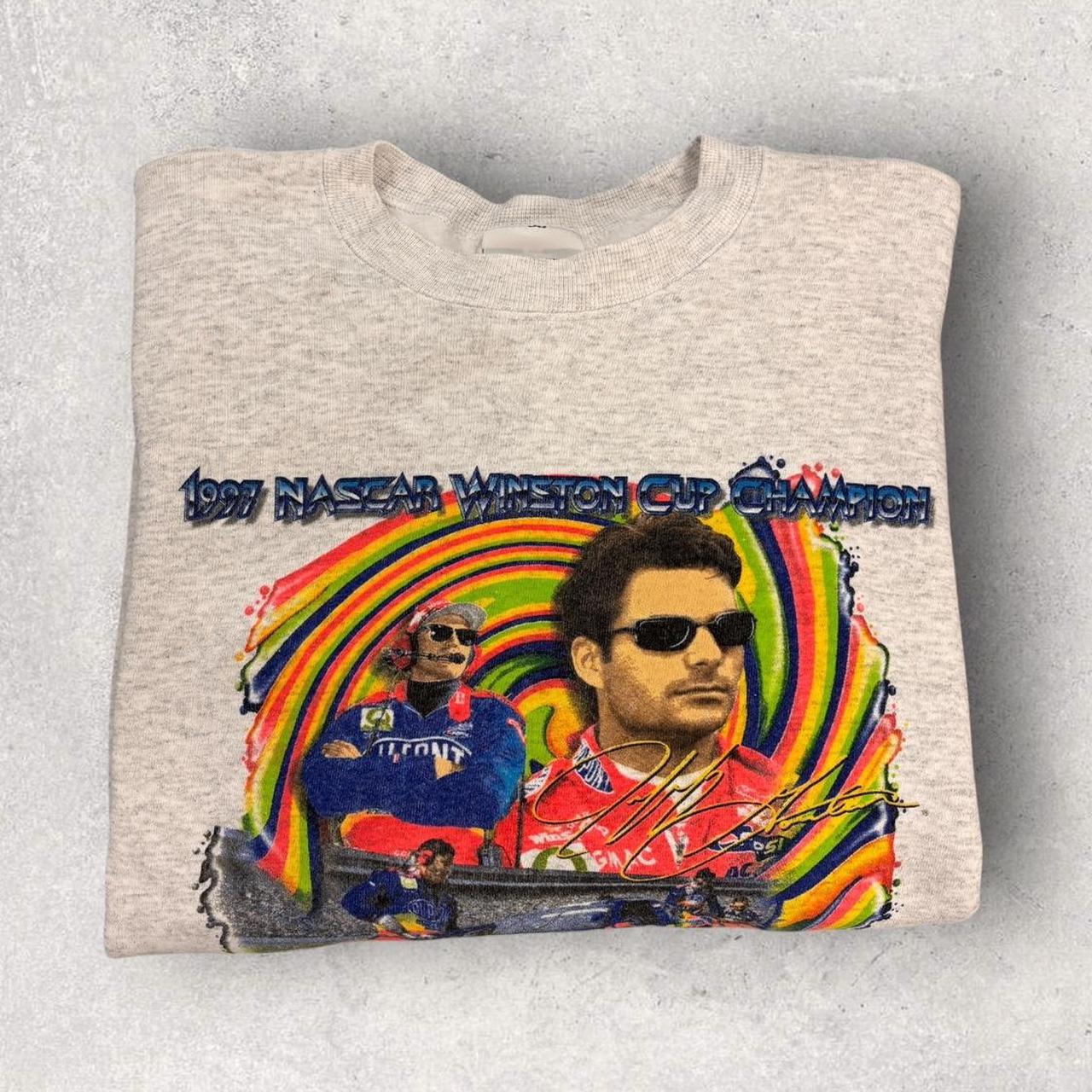Vintage 90s USA Dale Earnhardt NASCAR Winston Cup champion motorsport graphic sweatshirt