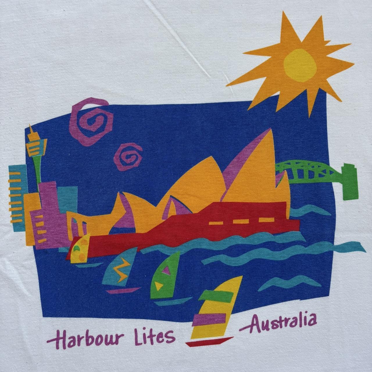 Vintage 90s Sydney harbour opera house Australia souvenir t-shirt