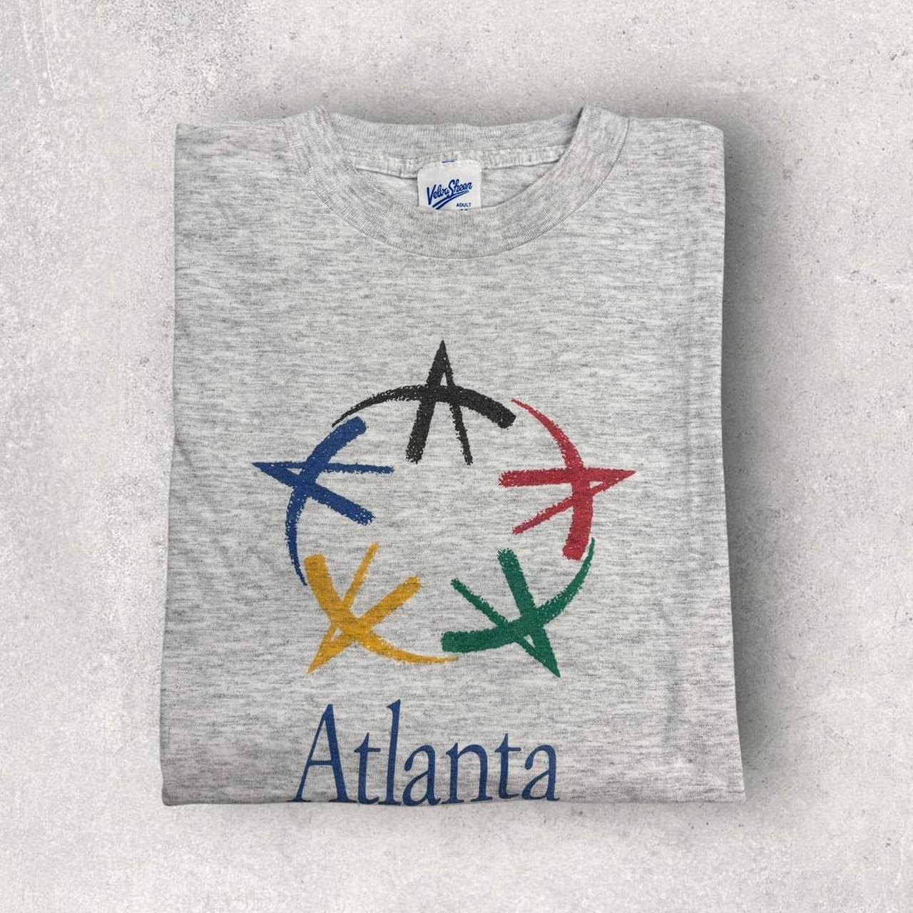 Vintage 90s USA Atlanta Olympics summer games athletics graphic t-shirt