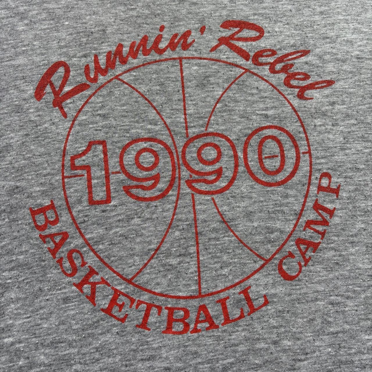 Vintage Nike University of Las Vegas Runnin’ Rebel basketball camp ‘90 t-shirt