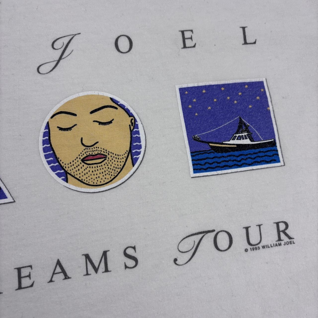 Vintage 90s USA Billy Joel river of dreams world tour long sleeve band t-shirt
