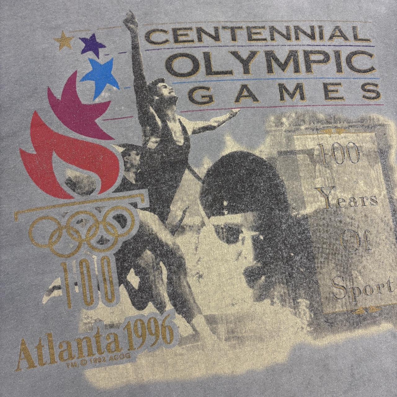 Vintage 90s USA Atlanta Olympics summer games athletics graphic t-shirt