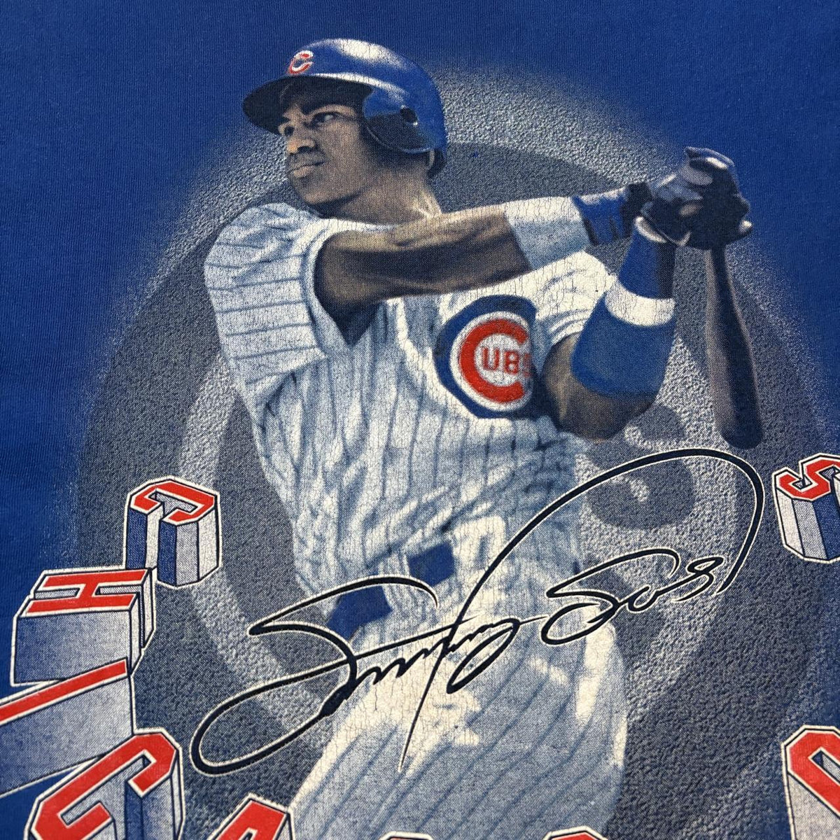 Vintage 90s USA Chicago Cubs MLB baseball Sammy Sosa t-shirt