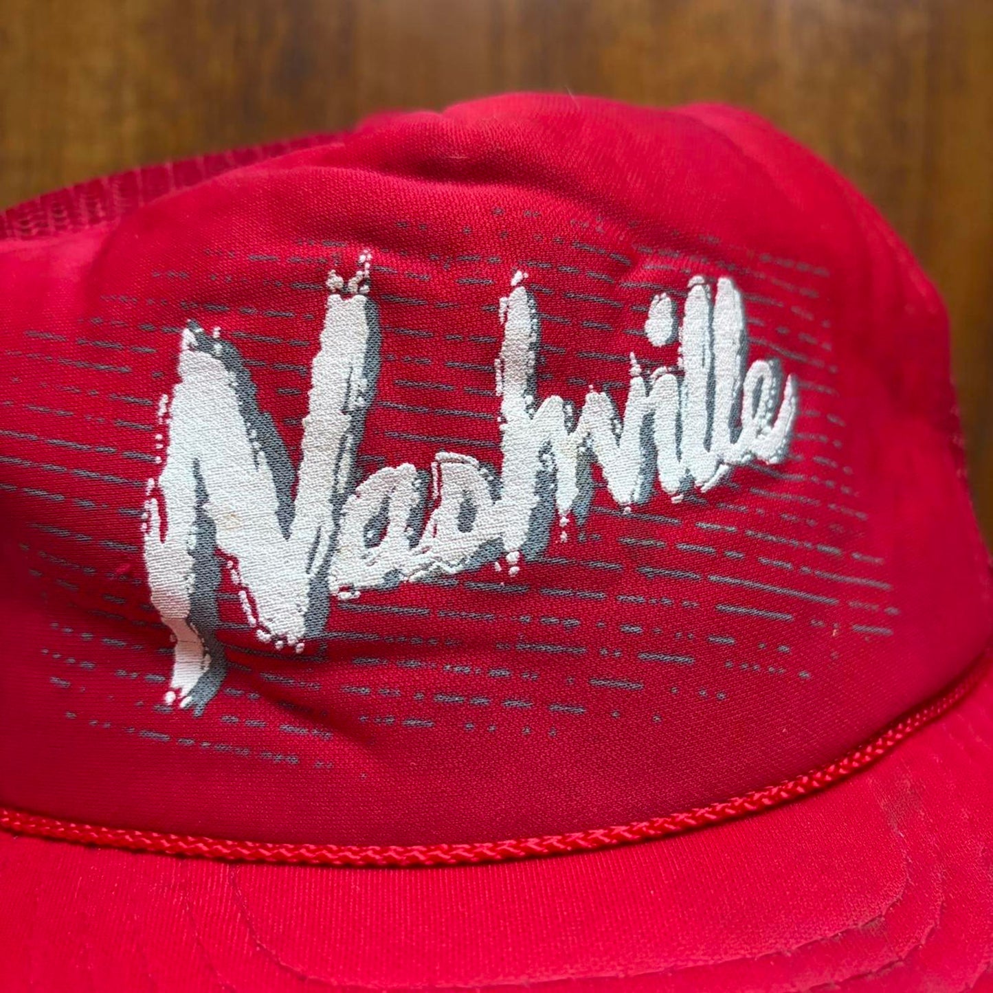 Vintage 90s USA Nashville Tennessee souvenir trucker cap