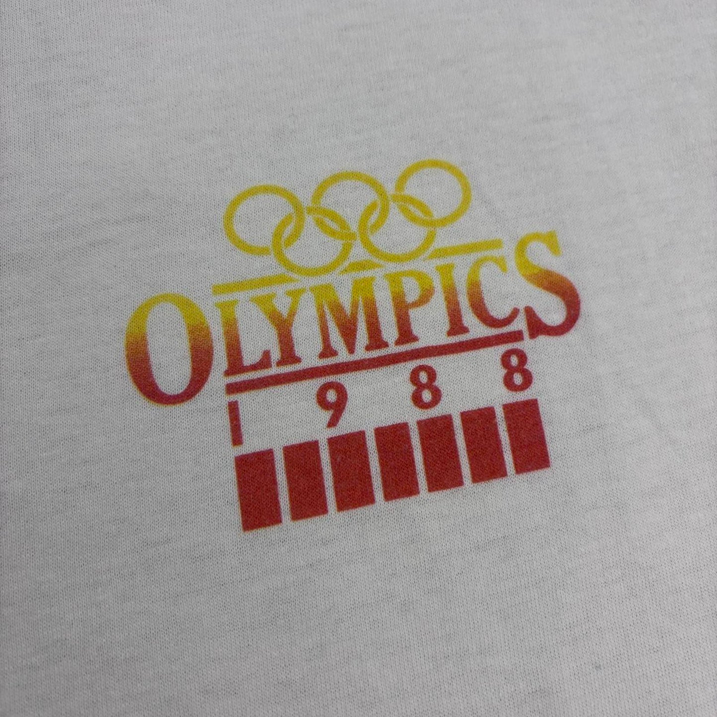 Vintage 80s Seoul Olympics summer games athletics South Korea t-shirt