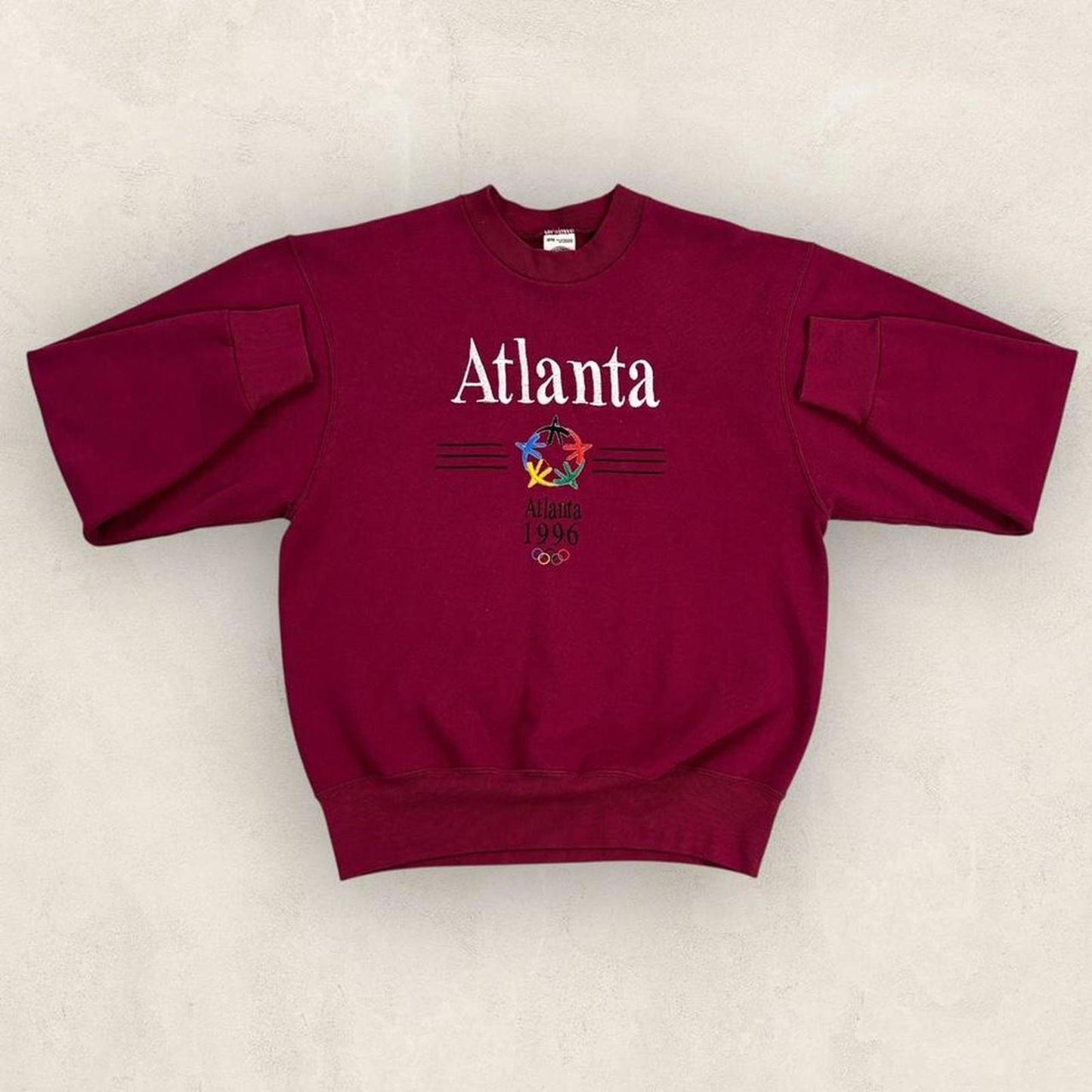 Vintage 90s USA Atlanta Olympics summer games athletics embroidered sweatshirt