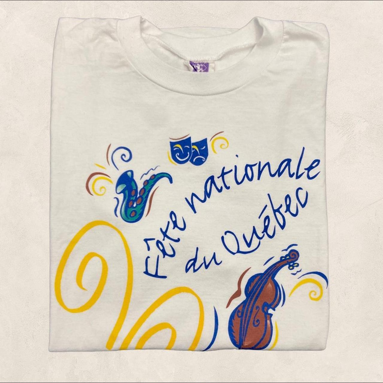 Vintage 90s National festival of Quebec Canada graphic t-shirt