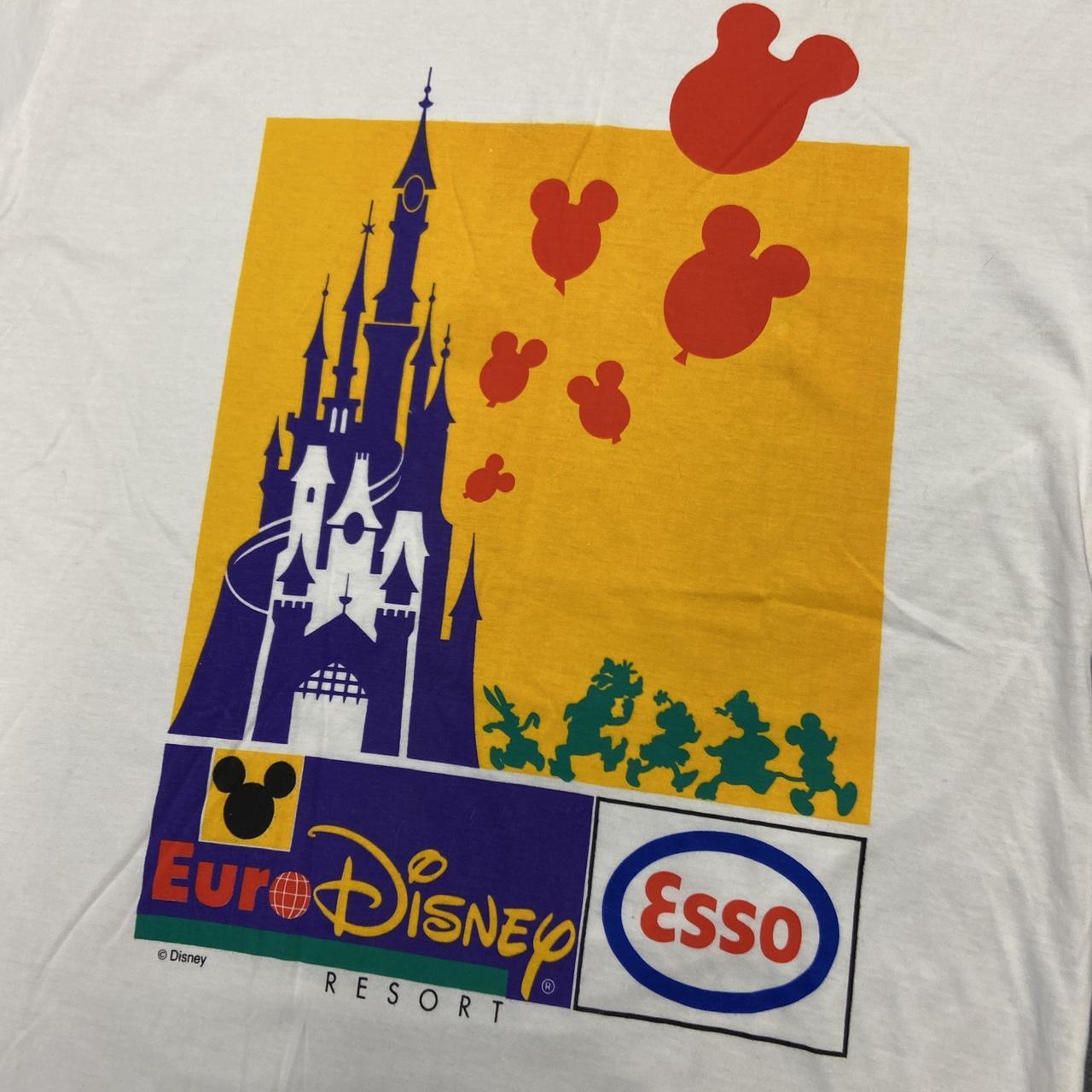Vintage 90s Esso Disney Eurodisney resort graphic t-shirt