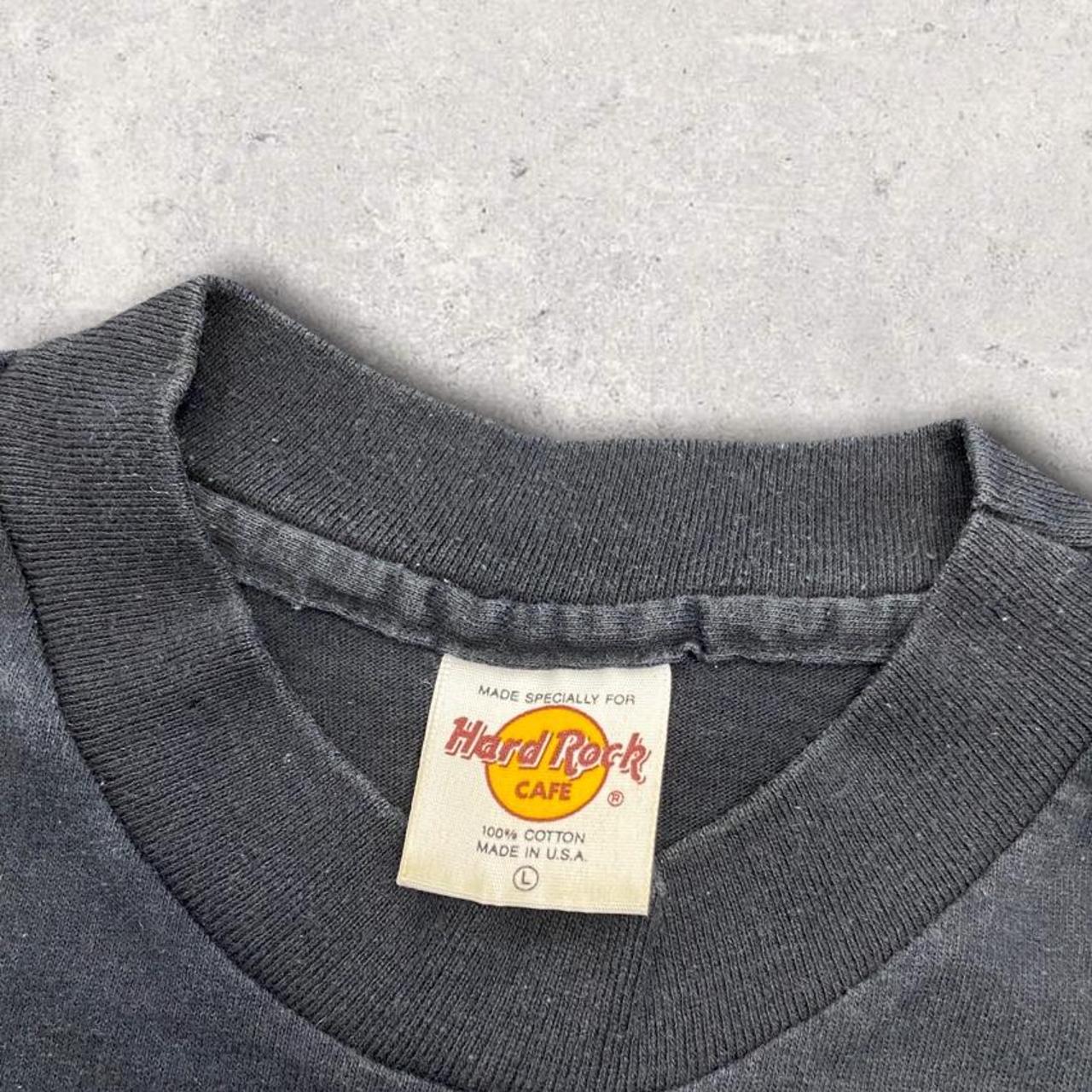 Vintage 90s USA Hard Rock Cafe Maui Hawaii graphic black t-shirt