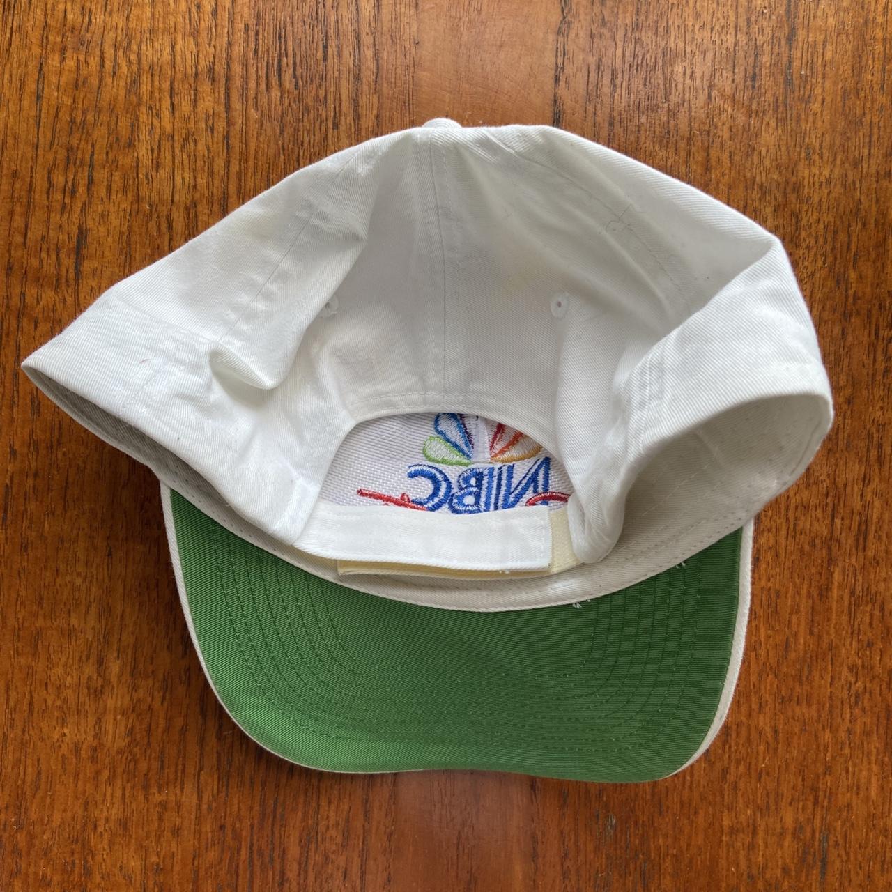 NBC Sports vintage 90s USA white SnapBack cap