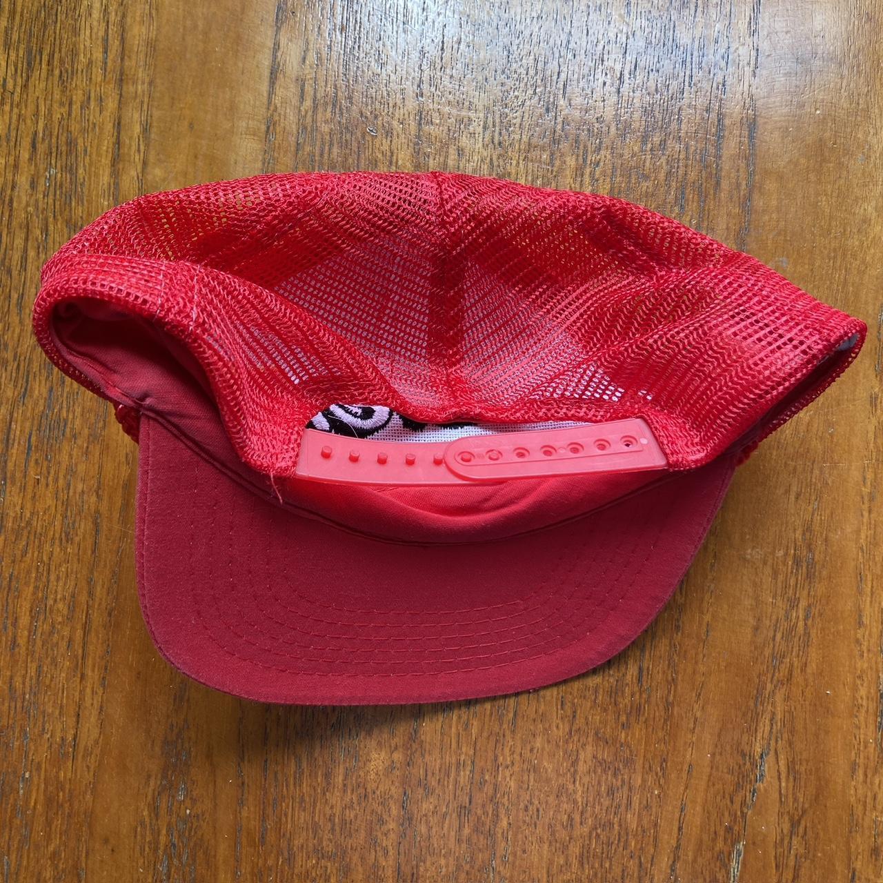 Vintage 90s USA vision boats promotional graphic trucker cap