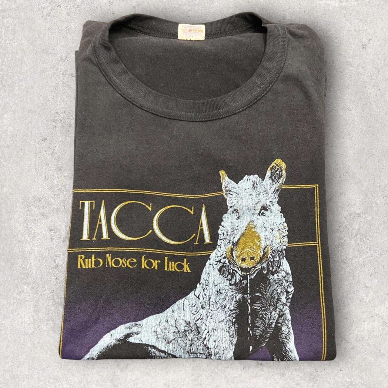 Vintage 90s Canada Tacca boar the butchart gardens Victoria British Columbia promotional t-shirt