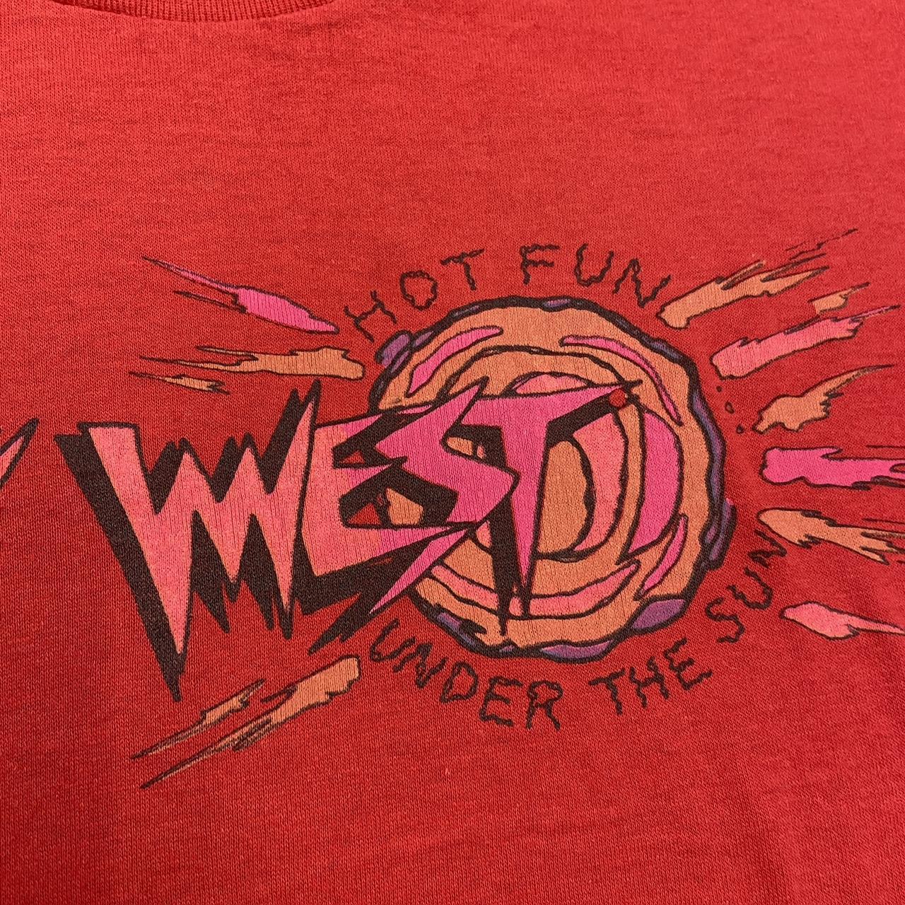 Vintage 80s USA Key West Florida hot fun under the sun promotional graphic t-shirt