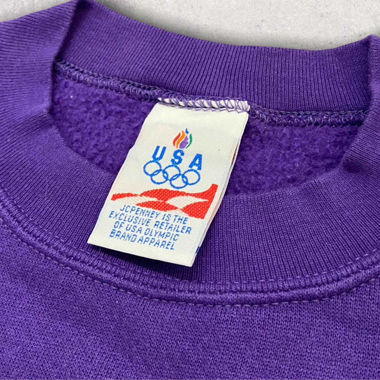 Vintage 90s USA Team USA Olympics official brand promotional graphic sweatshirt