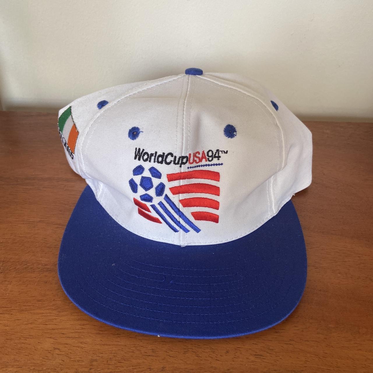 Vintage 90s World Cup 1994 World Cup Football Ireland promotional graphic cap