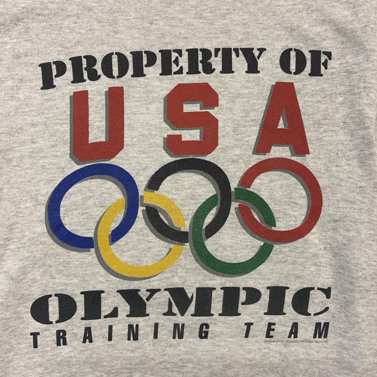 Vintage 90s USA Olympic training team USA Olympics promotional graphic sweatshirt