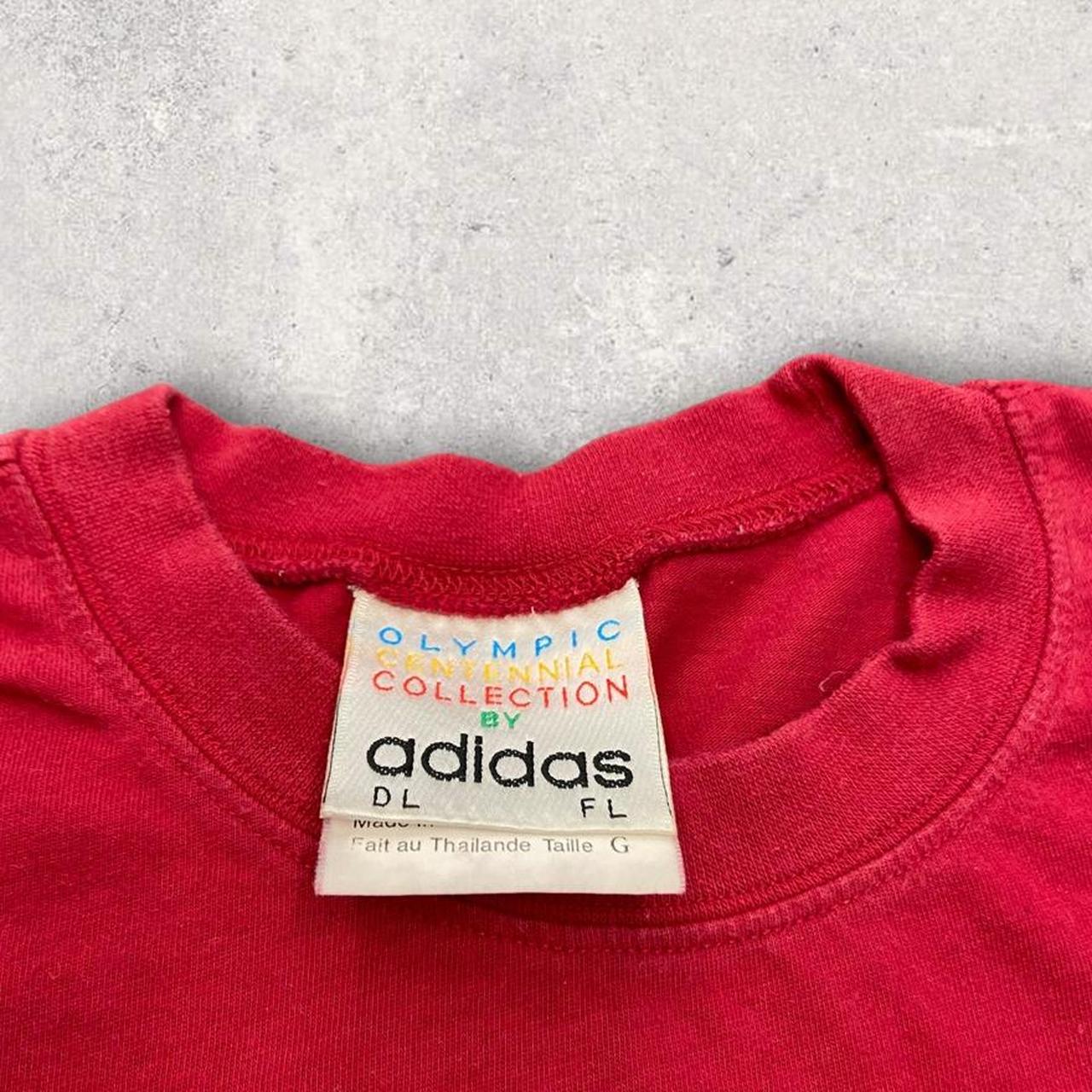 Vintage 80s adidas Canada XV Olympic winter games Calgary 1988 graphic t-shirt