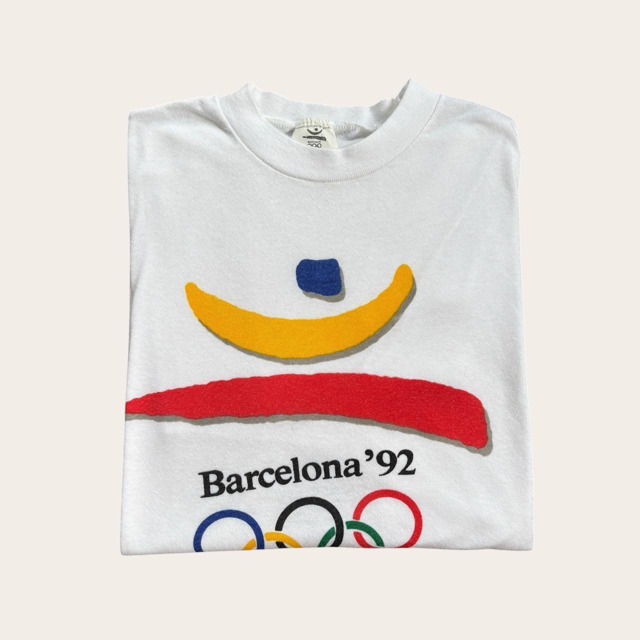Vintage Barcelona Olympics ‘92 summer games athletics Spain t-shirt