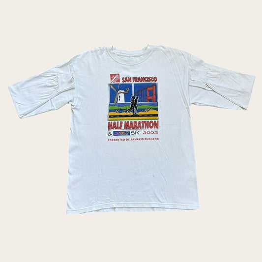 Vintage San Francisco half marathon 2002  race running long sleeve t-shirt