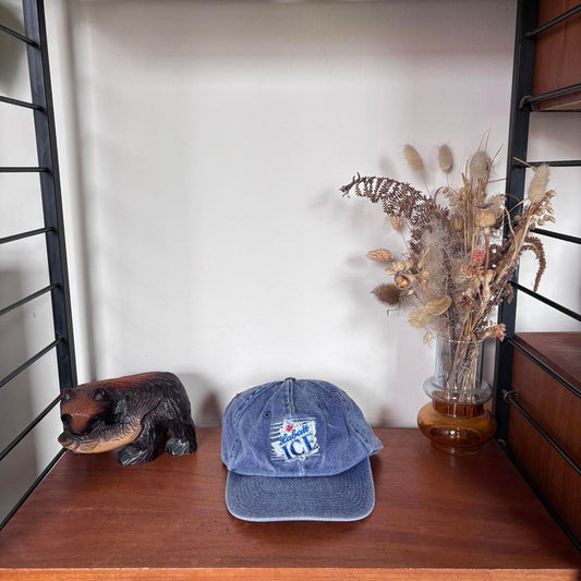 Vintage 90s USA Labatts beer Ice cold promotional graphic baseball cap
