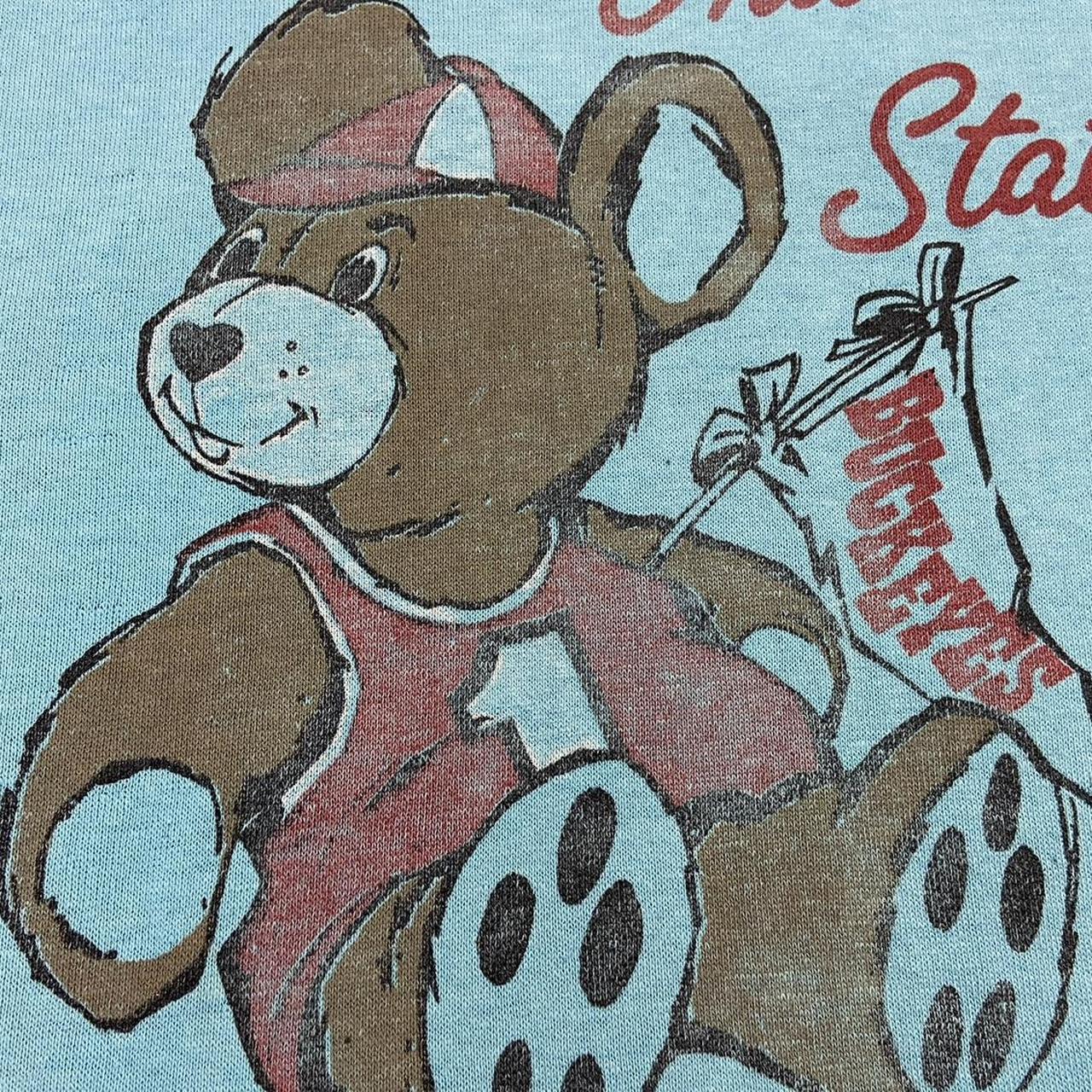 Vintage 90s USA Ohio State Buckeyes mascot university varsity promotional sweatshirt