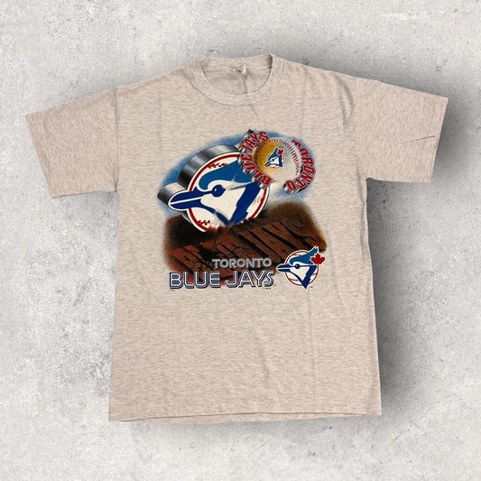 Vintage 90s Toronto Blue Jays MLB baseball Canada graphic t-shirt