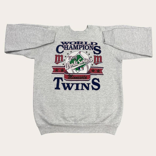 Vintage 90s Minnesota Twins World Series MLB Major League Baseball sweatshirt