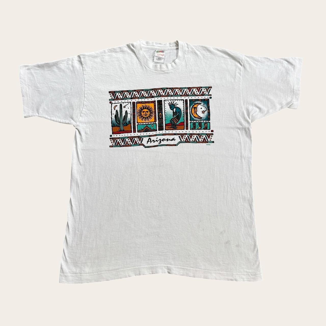Vintage 90s USA Arizona Native American artwork souvenir t-shirt