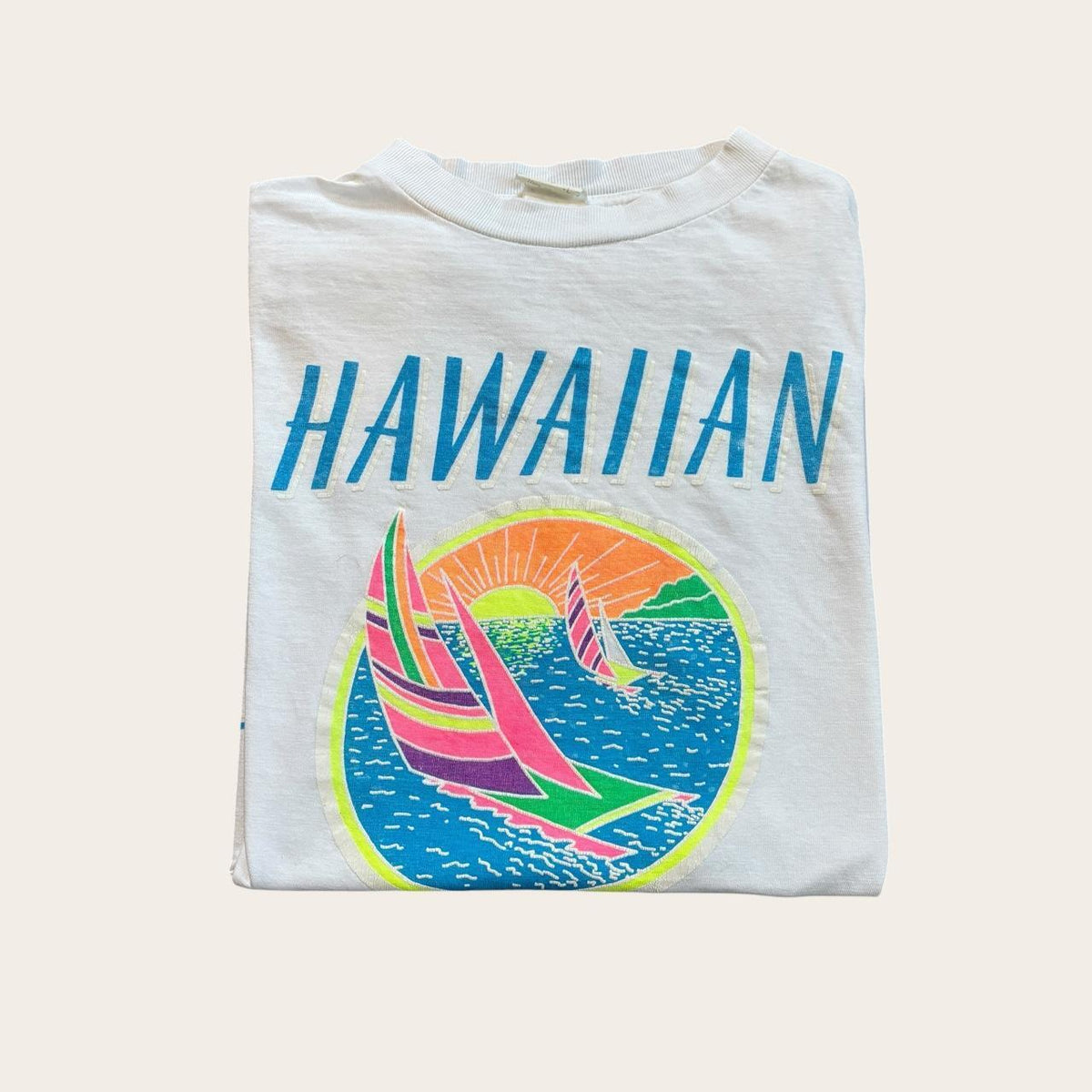 Vintage 90s USA Hawaiian sail team sailing t-shirt
