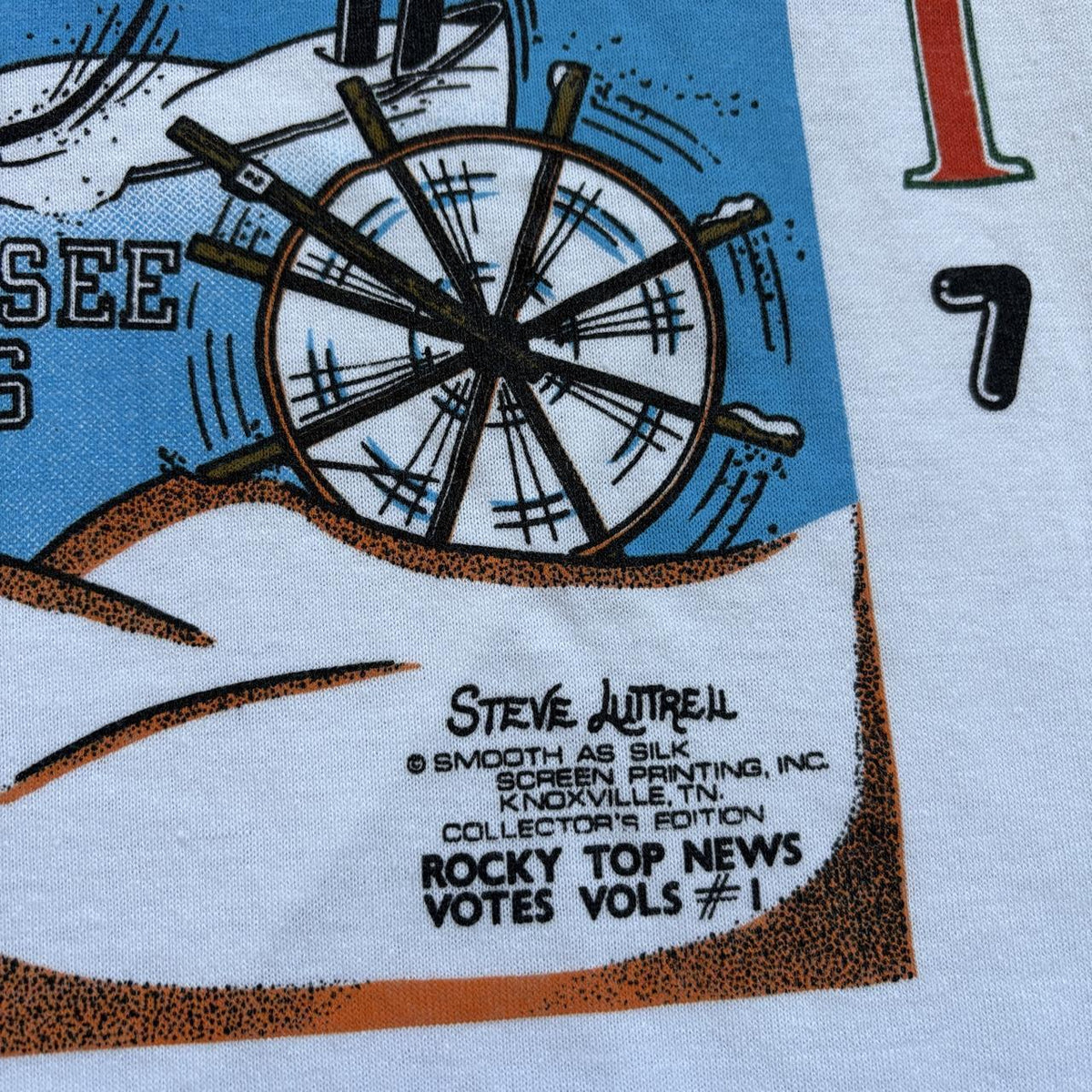 Vintage 80s USA university of Tennessee Sugar Bowl American Football t-shirt