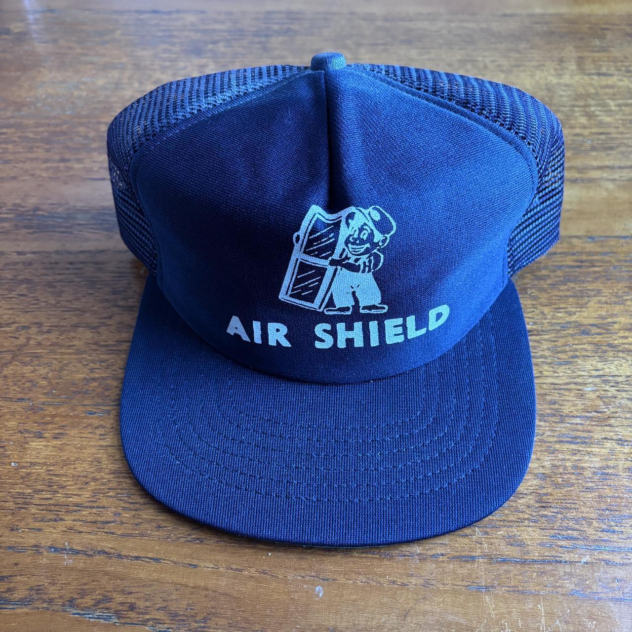Vintage 90s USA Air Shield construction workwear trucker cap