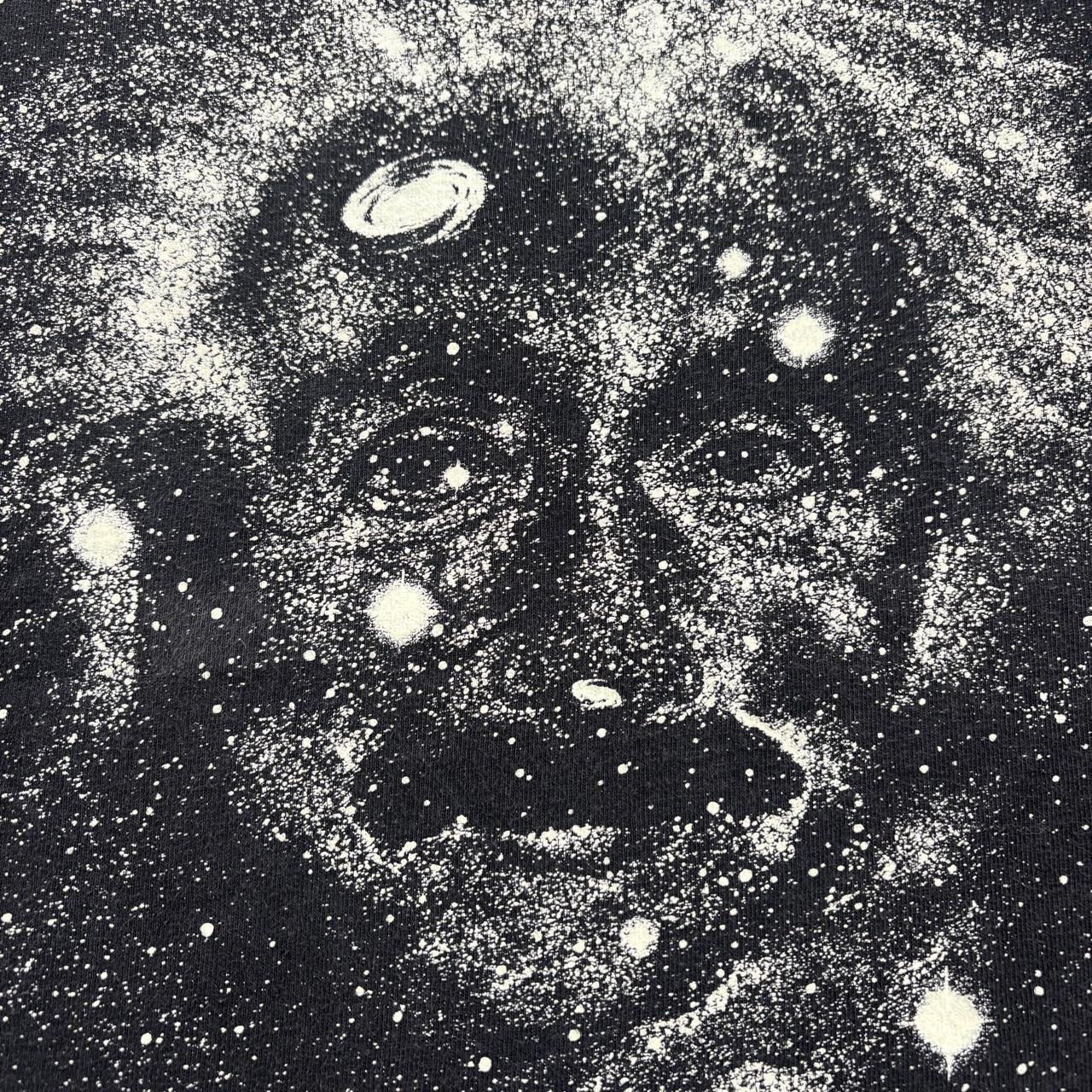 Vintage Albert Einstein galaxy glow in the dark space t-shirt
