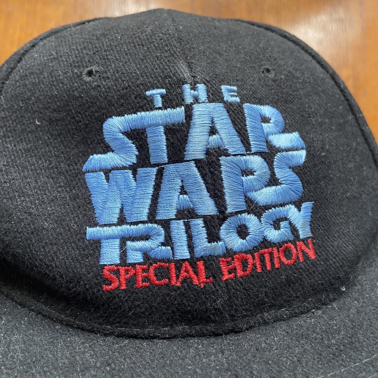 Vintage 90a USA Star Wars trilogy special edition film movie promotional graphic cap