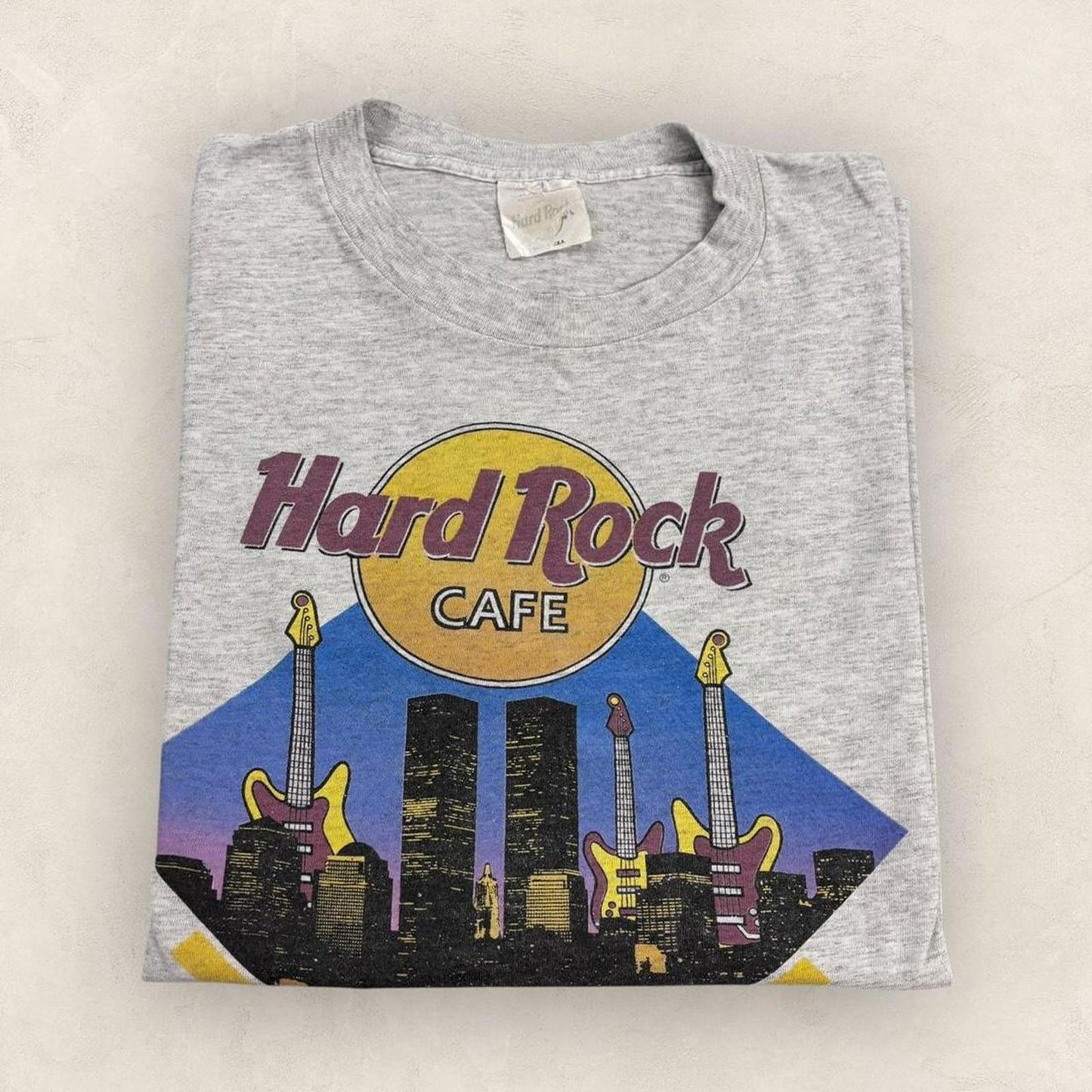 Vintage 90s USA Hard Rock Cafe New York bar restaurant graphic t-shirt