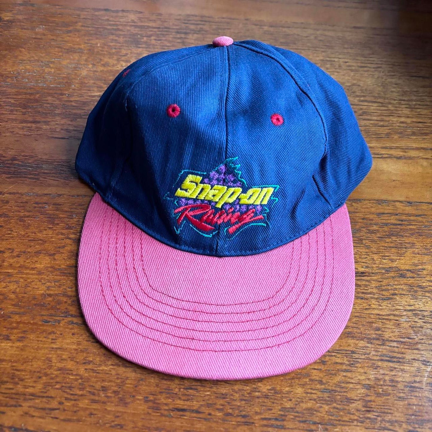 Vintage 90s USA Snap-on racing motorsport NASCAR embroidered cap