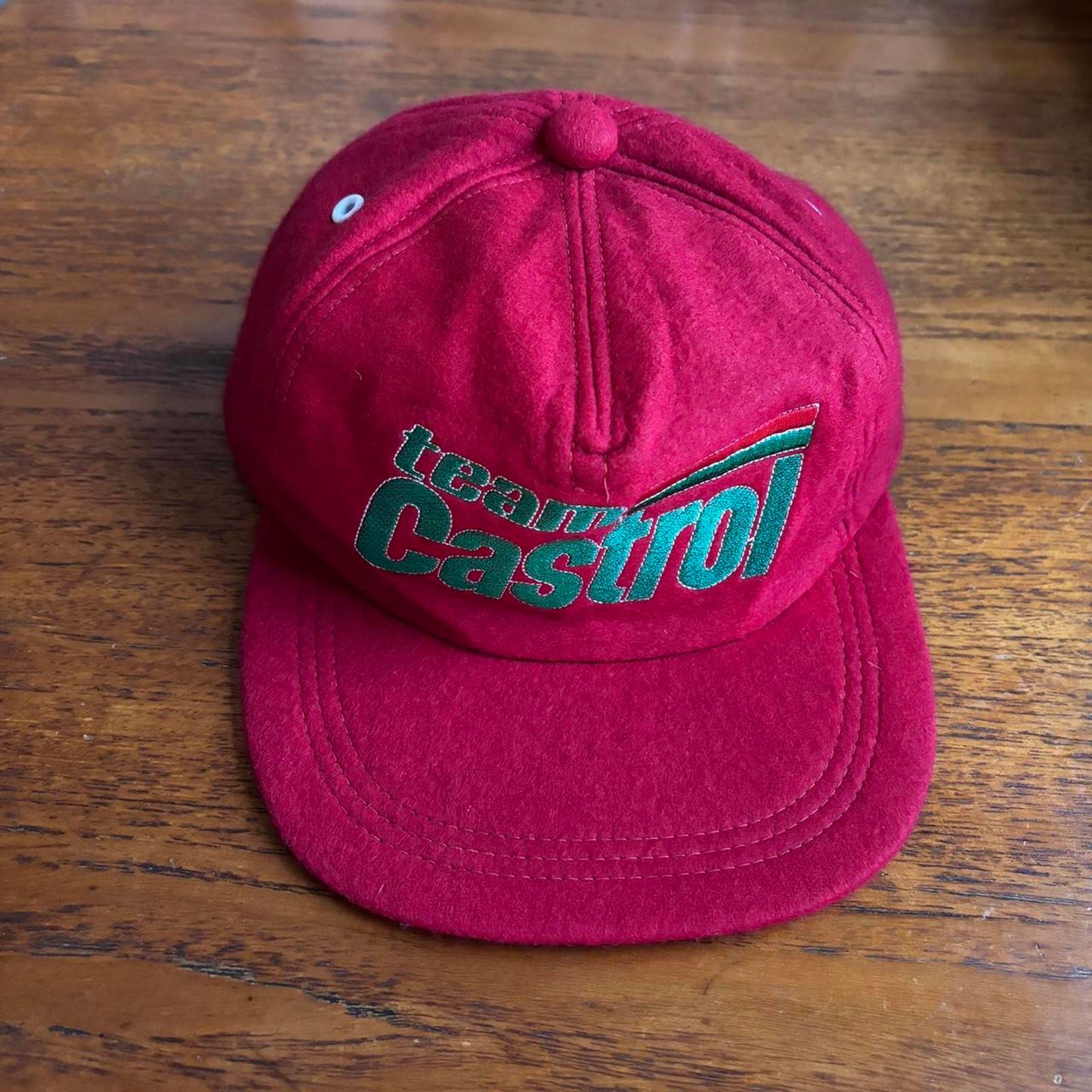 Vintage 90s USA Team Castrol Honda racing MotoGP motorsport cap