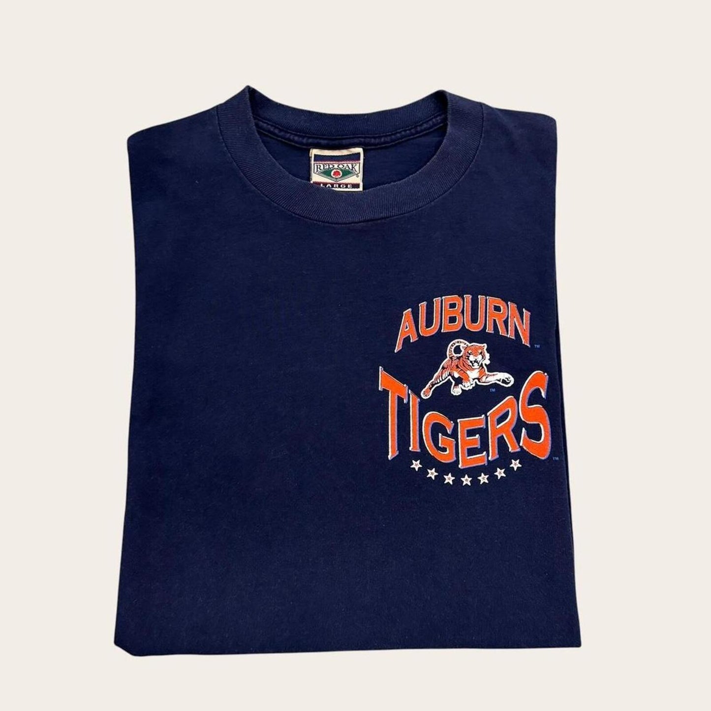 Vintage 90s Auburn Tigers Alabama university varsity American Football t-shirt