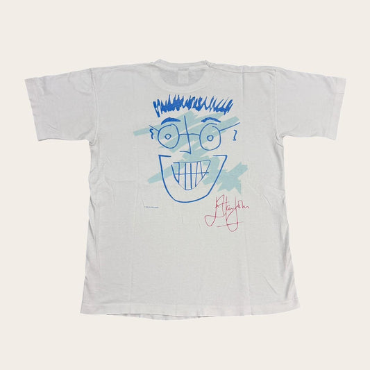 Vintage 90s USA Hard Rock Cafe signature series Elton John music t-shirt