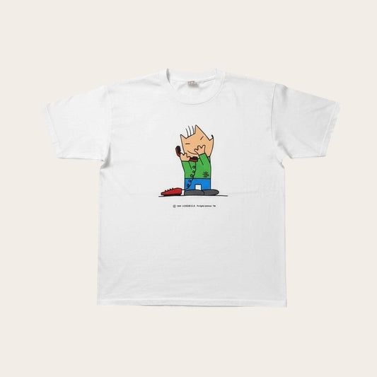 Vintage 90s Barcelona Olympics athletics Cobi mascot t-shirt