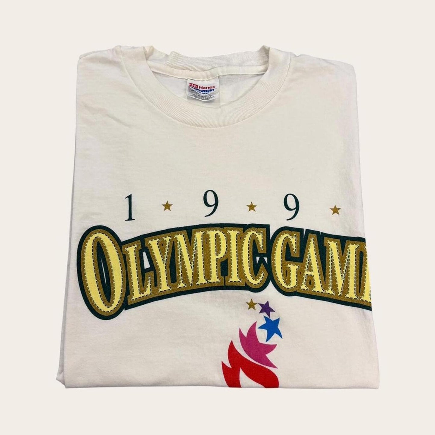 Vintage 90s USA Atlanta Olympics summer games athletics graphic t-shirt