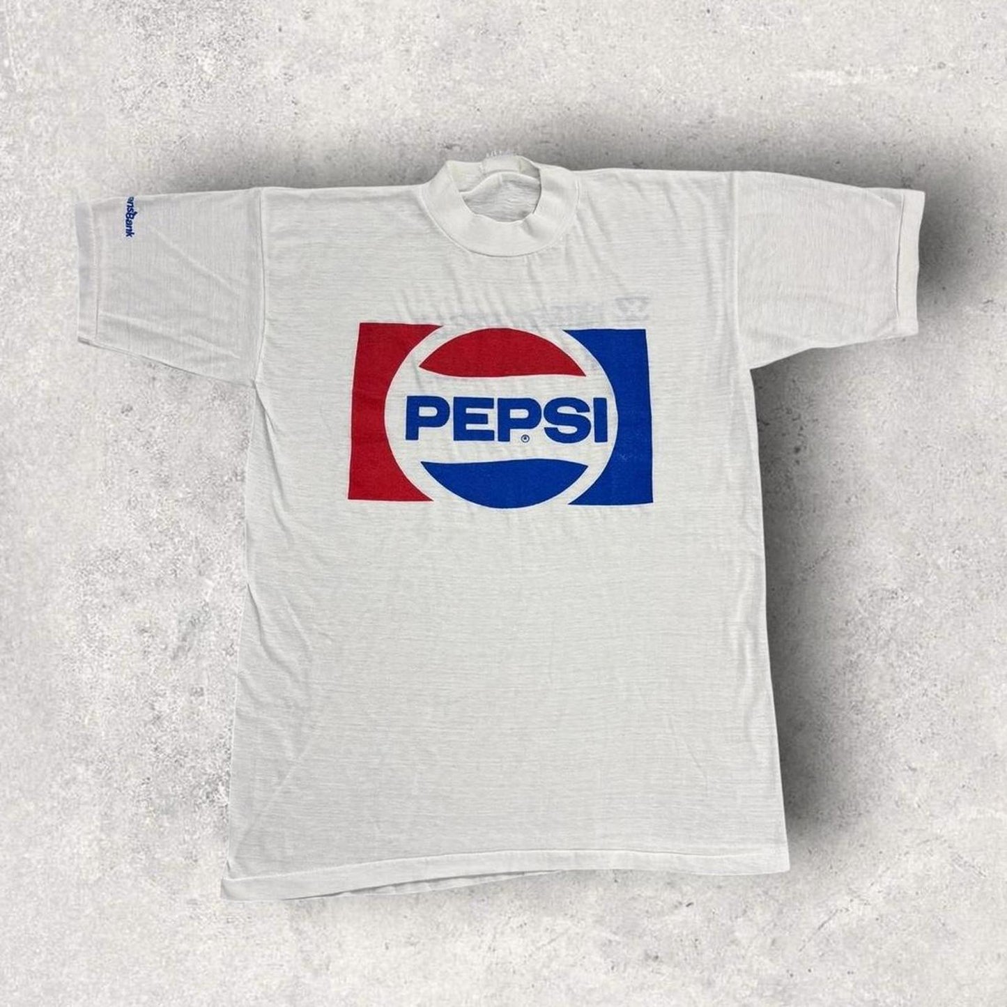 Vintage 80s USA Pepsi Warrickfest road race running promotional t-shirt