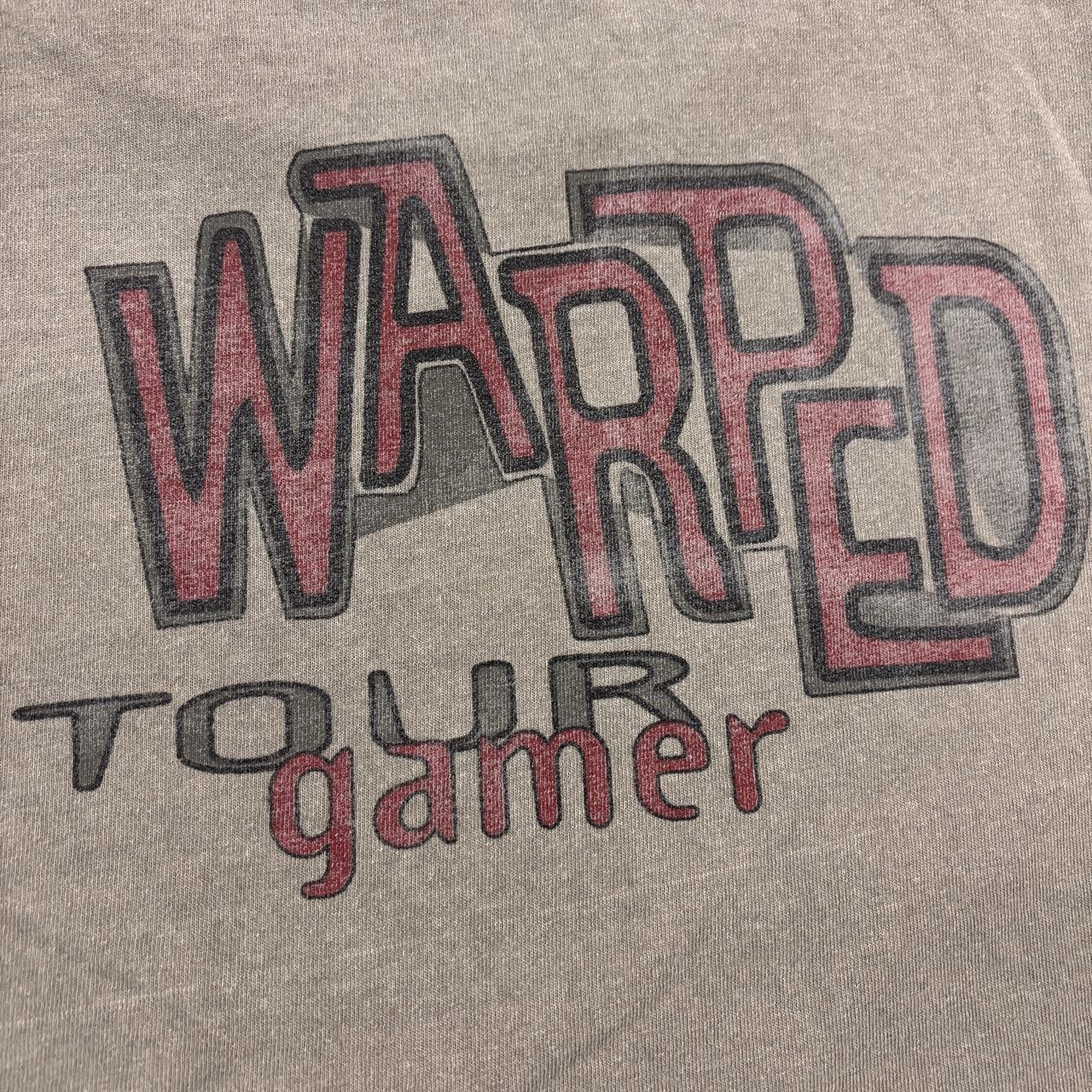 Vintage 90s USA EA Sports Warped Tour Gamer gaming graphic t-shirt