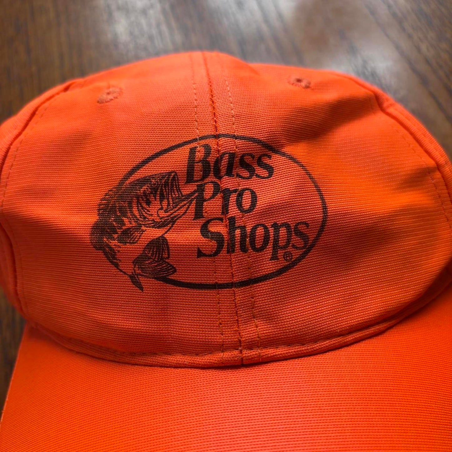 Retro style Bass Pro Shops hunting fishing promotional baseball cap