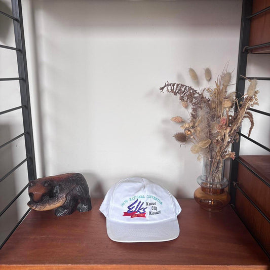 Vintage 90s USA Elks National Convention Kansas City Missouri graphic cap